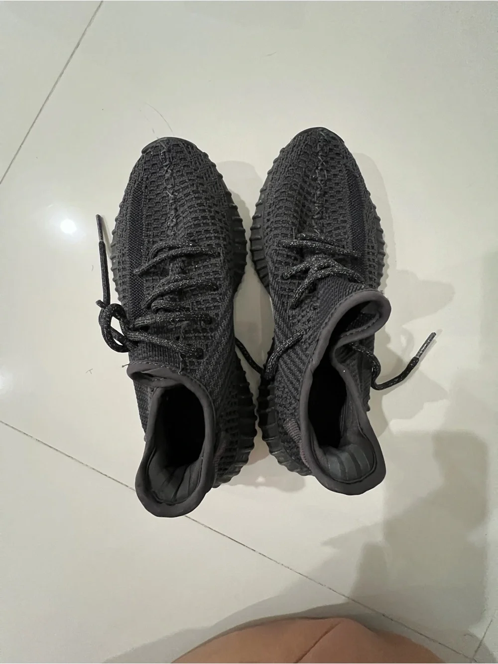 adidas Yeezy Boost 350 V2 Black with Red Heel Tab